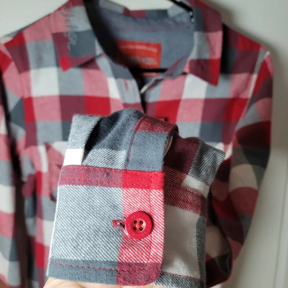 Barrett-Jackson Plaid Flannel Shirt | Vintage-Inspired Style | Size Medium | NWT - Picture 3 of 10